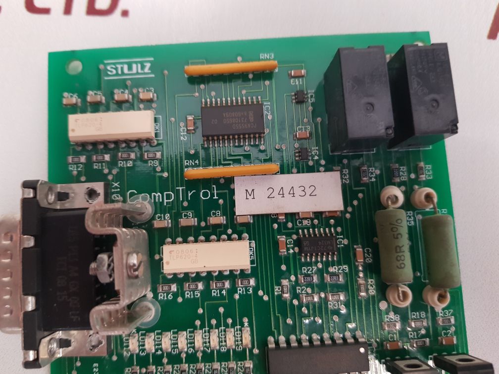 Stulz Comptrol M24432 Pcb Card Used - Aeliya Marine Tech