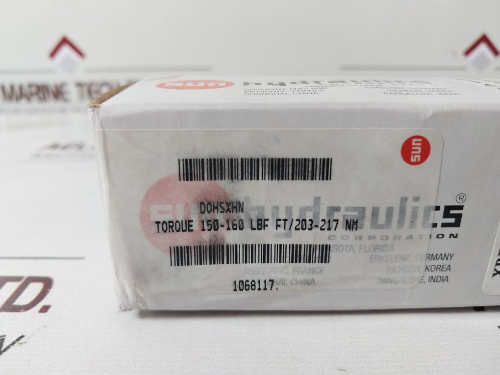 Sun Hydraulics Dohs-xhn Pilot-to-close Normally Open Cartridge