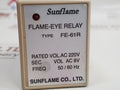 Sunflame Fe-61R Flame-eye Relay new