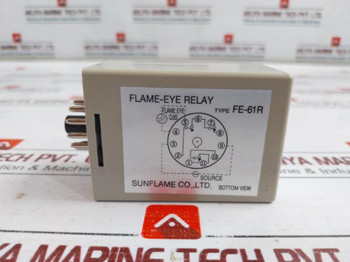 Sunflame Fe-61R Flame-eye Relay Ac100V 50/60Hz Pfc-n8 0981