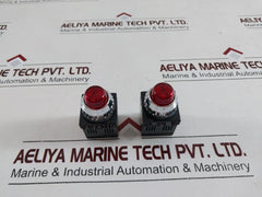 Lot Of 5X Sungho PR25P-2L (LED) Red Signal Lamp