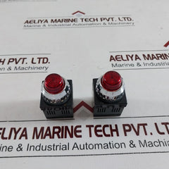 Lot Of 5X Sungho PR25P-2L (LED) Red Signal Lamp