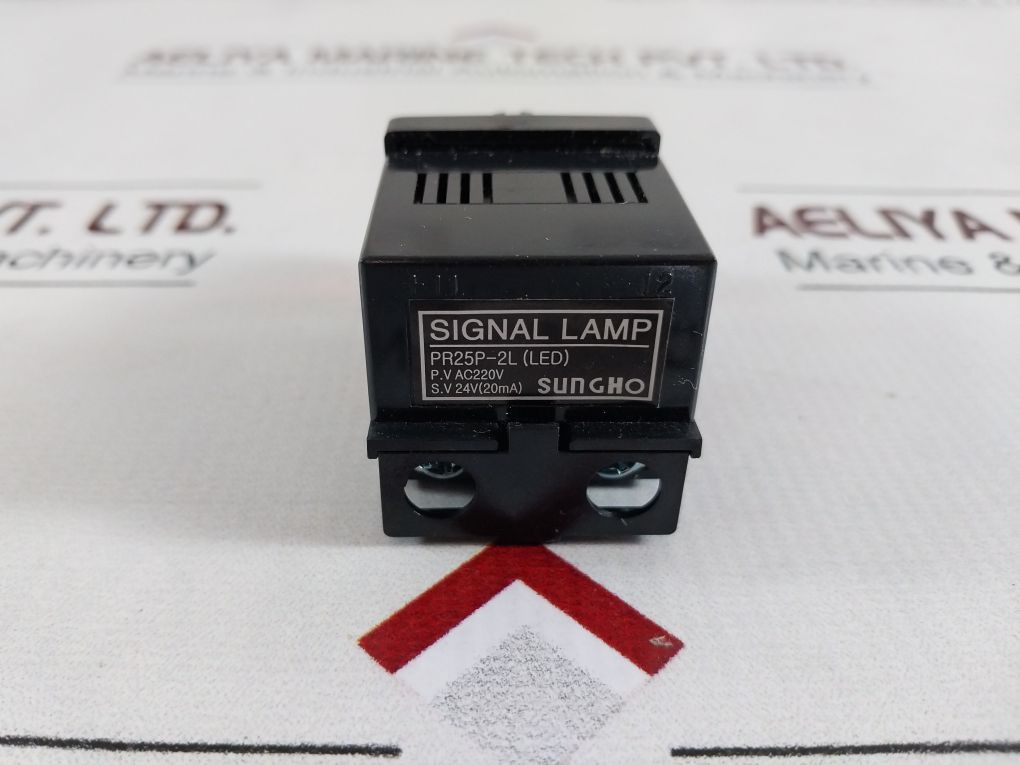 Lot Of 5X Sungho PR25P-2L (LED) Red Signal Lamp