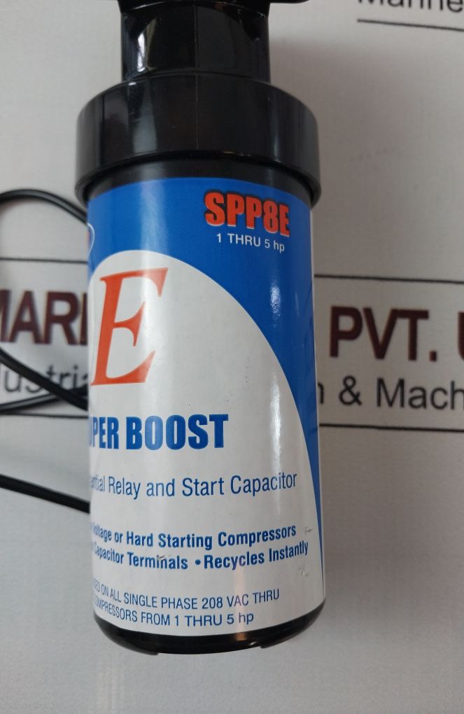 Supco spp8e electronic potential relay and start capacitor