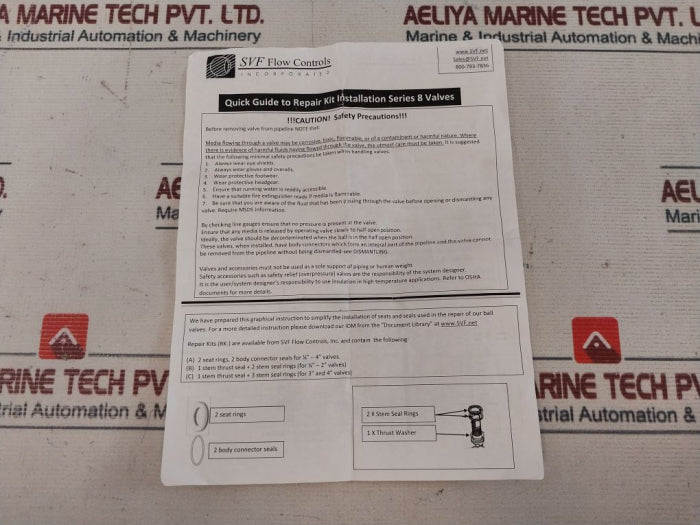 SVF Flow Controls 0295163RK Repair Kit