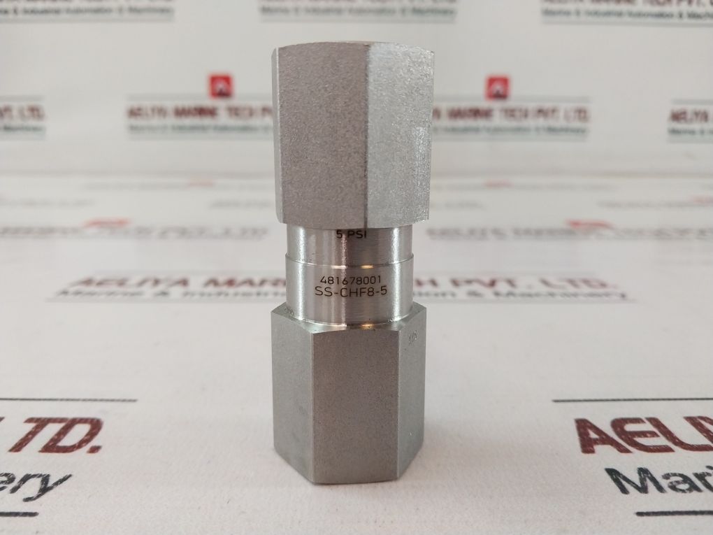 Swagelok Ss-chf8-5 1/2" Fnpt Check Valve 5 Psi