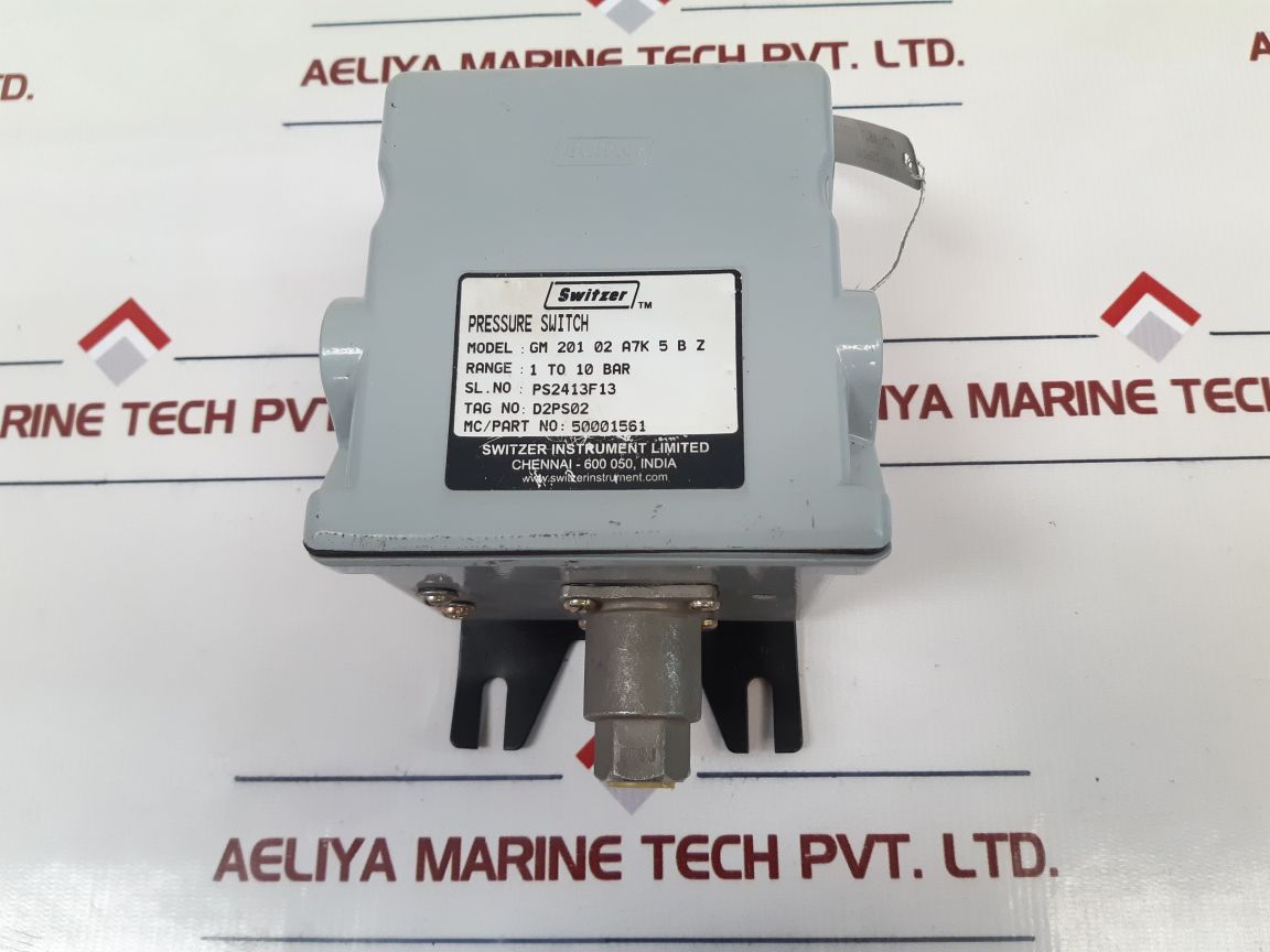 Switzer Gm 201 02 A7K 5 B Z Pressure Switch 50001561