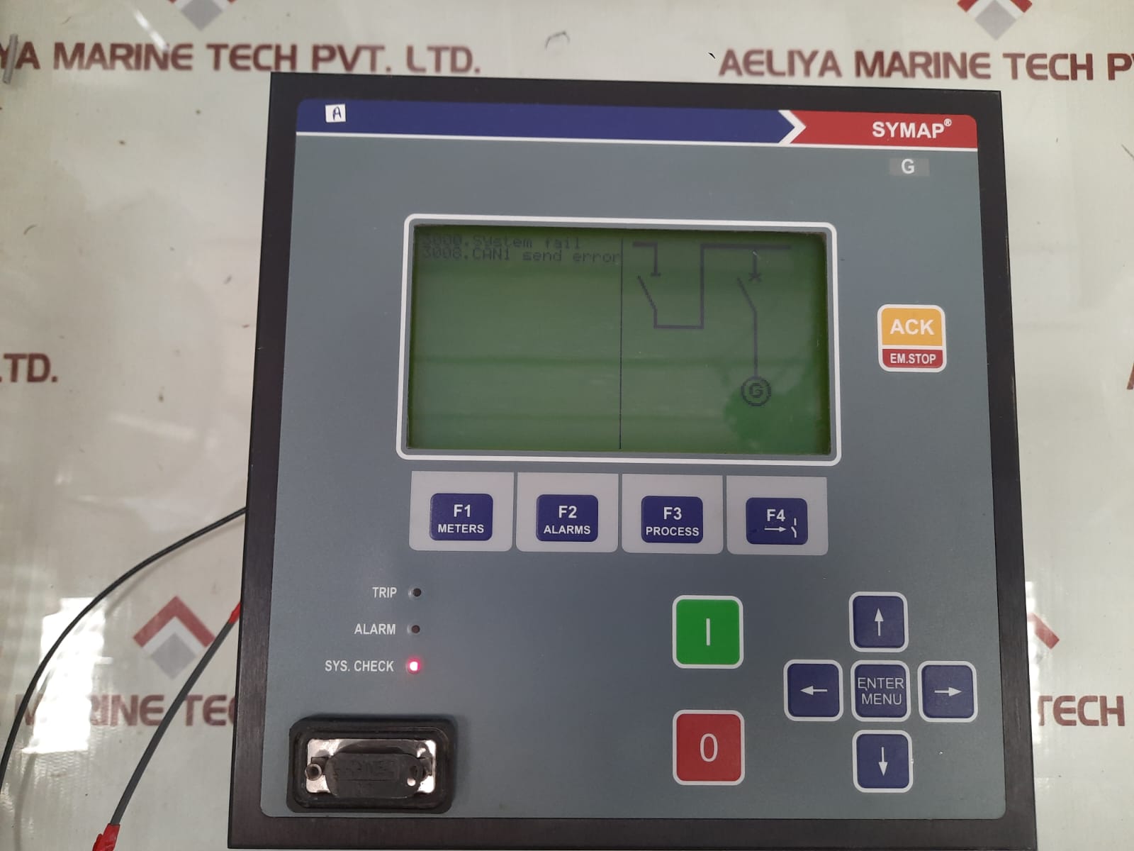 Abb Symap-g Hmi Control Panel 24Vdc 24/5A/Pt400V/Gc0/Gv0/C0Fsc2/23456