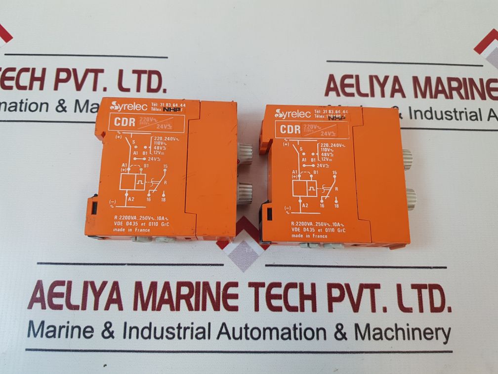 Syrelec Cdr Time Relay 220-240V~/24V~