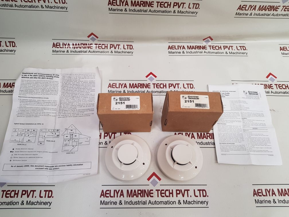 System Sensor 2151 Smoke Detectors S911