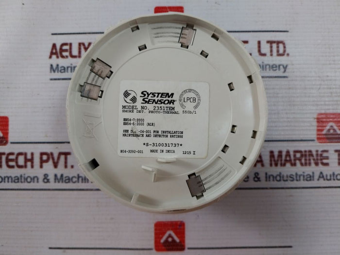 System Sensor 2351Tem Smoke Thermal Detector N04-3292-001
