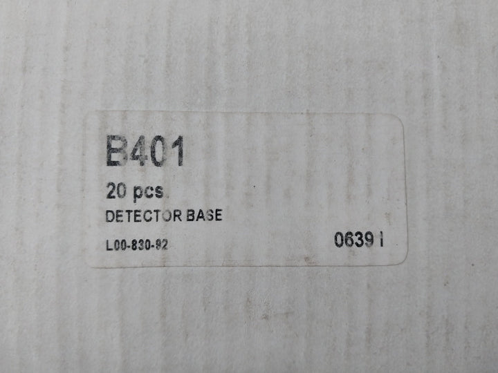 Lot of 13X System Sensor B401  Plug-In Detector Base