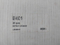 Lot Of 2X System Sensor B401 Plug-in Detector Base