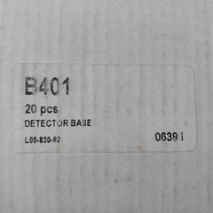 Lot Of 2X System Sensor B401 Plug-in Detector Base