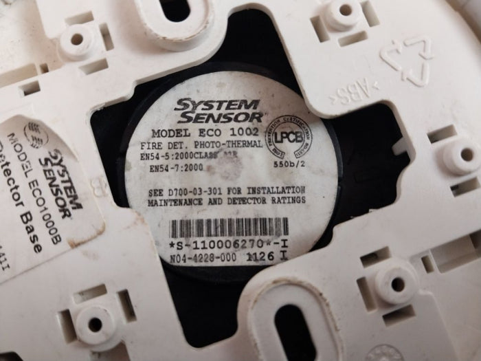 System Sensor Eco 1002 Detector Base Eco1000B
