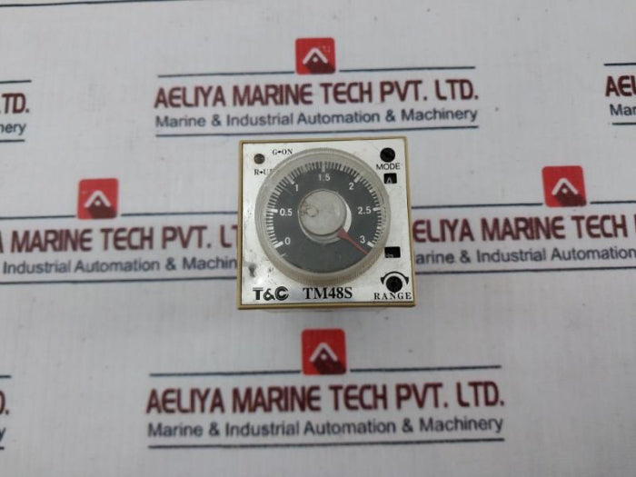 T&C Tm48S Multi Range Timer 0-3 24-240V Ac/Dc – Aeliya Marine Tech