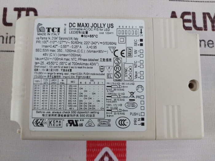 Tci 122411 Universal Led Dimmable Driver 933.01.17.055 220-240V 50/60Hz