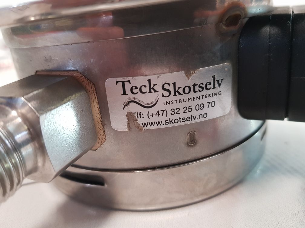 Teck skotselv it 316/316 - 420 gauge -1 to 0,6 bar