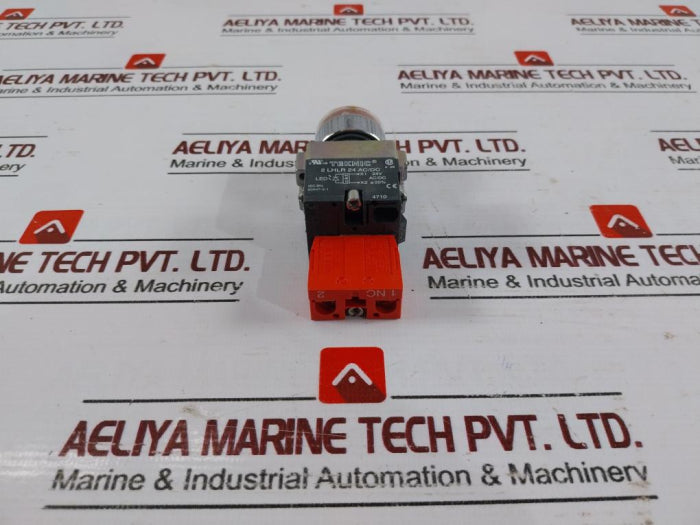 Teknic 2 Lhlr 24 Ac/Dc Red Illuminated Push Button Switch