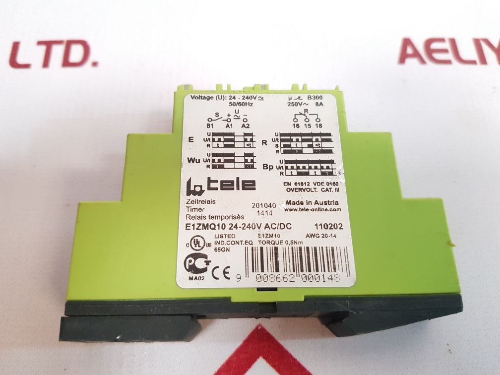 Tele E1Zmq10 Timer 24-240V 50/60 Hz