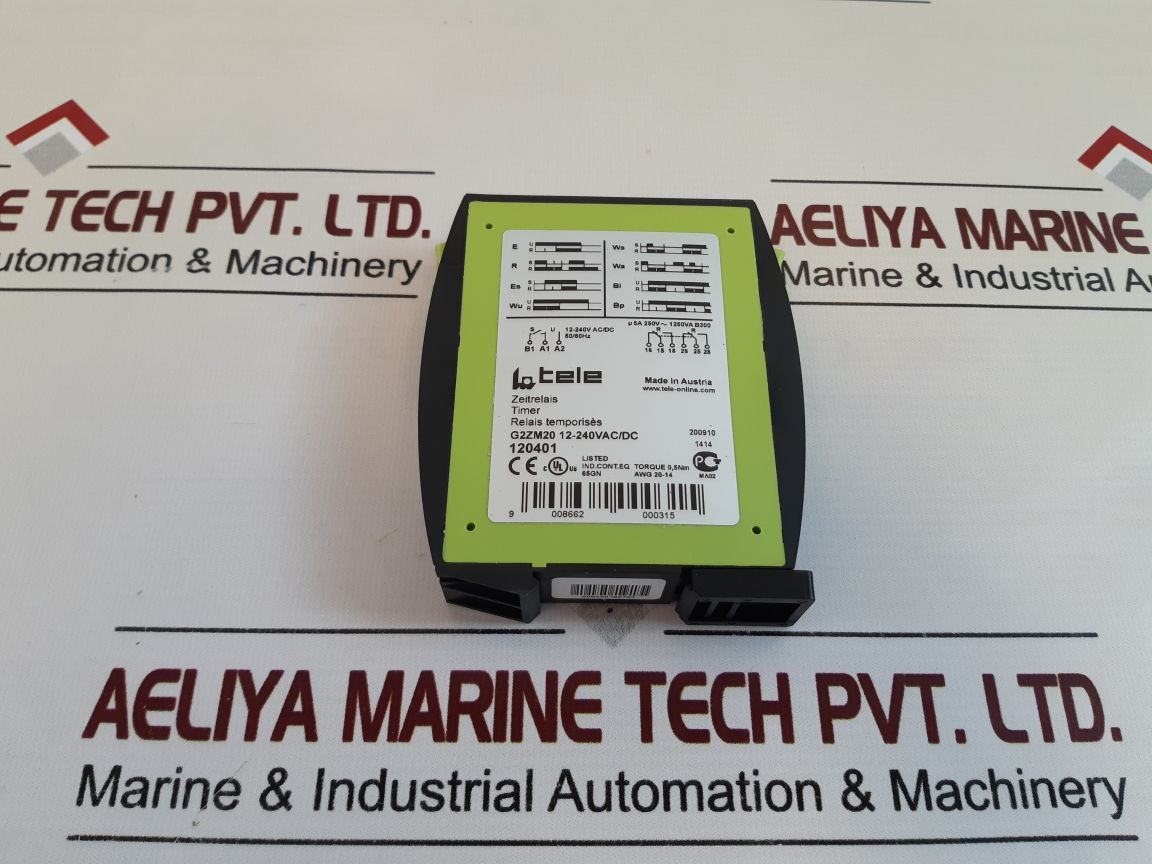 Tele g2zm20 multifunction time relay 12-240v ac/dc