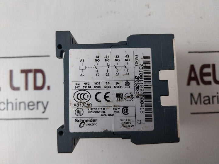 Telemecanique/Schneider Ca2Kn31F7 Control Relay 110V 50/60Hz
