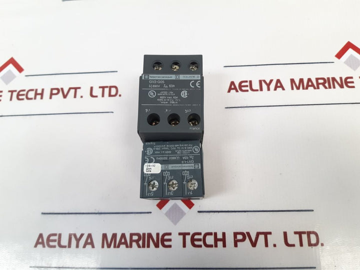 Telemecanique Gv2-g05 Electric Terminal Block Gv1-l3 Circuit Breaker