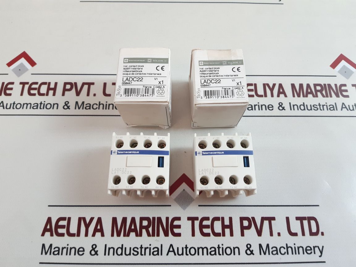 Telemecanique La1 Dc22 Auxiliary Contact Block