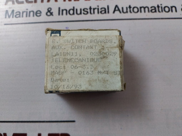 Telemecanique LA1 DN11 Auxiliary Contact Block 10A