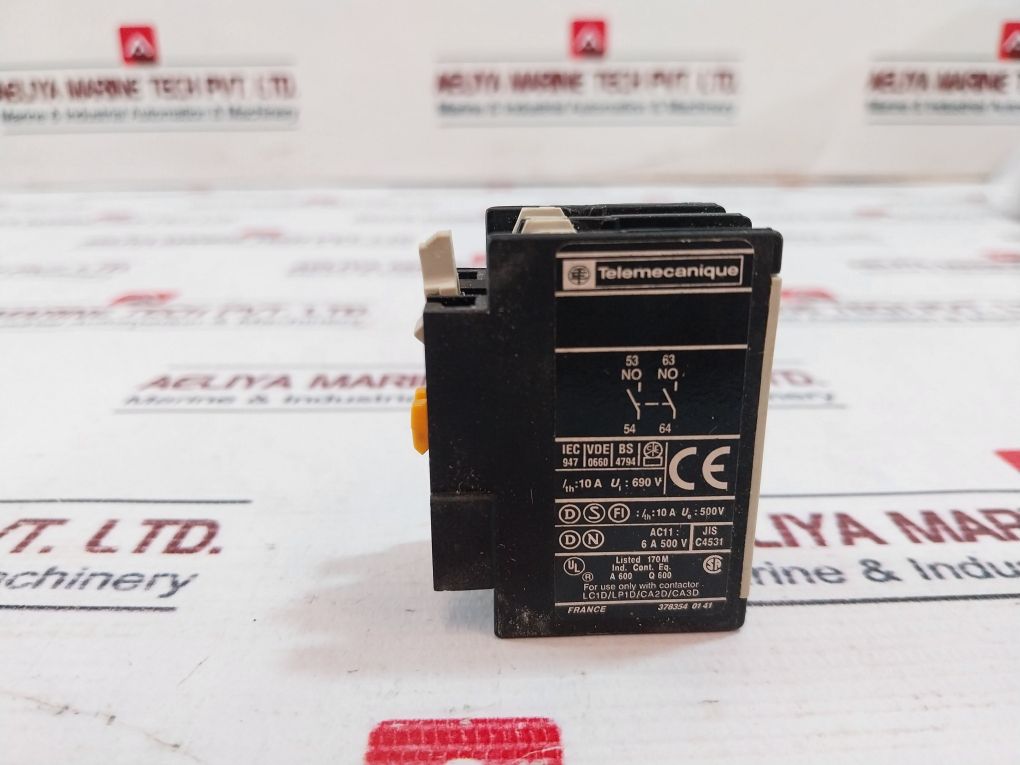 Telemecanique La1 Dn20 Auxiliary Contact Block 690V 10A