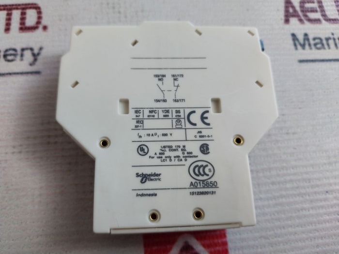 Telemecanique Lad8n11 Contact Block Iec 947/337-1