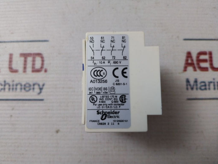 Telemecanique Ladn13 Auxiliary Contact Block Square D