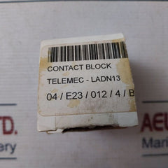 Telemecanique Ladn13 Auxiliary Contact Block Square D