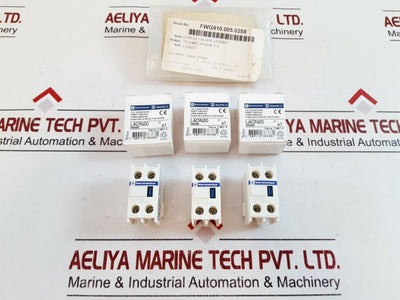 Lot of 5X Telemecanique ladn20 Auxiliary Contact Block 690V A600 Q600 A013256