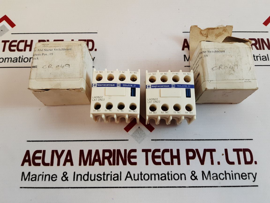 Telemecanique Ladn22 Auxiliary Contact Block La1 Dn22 A600 Q600