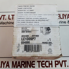 Telemecanique Lc1D09P7 Contactor