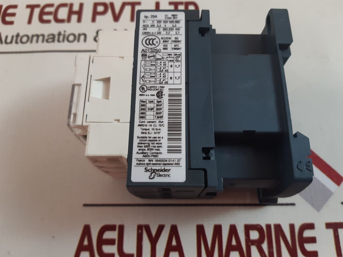 Telemecanique Lc1D09P7 Contactor