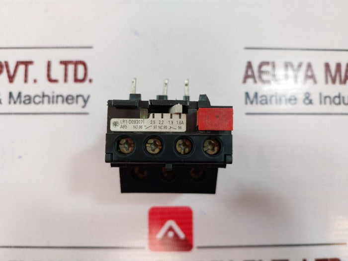 Telemecanique Lr1-d09307 Overload Relay 1.6-2.5 A