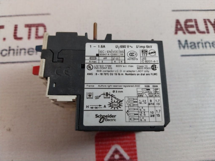 Telemecanique Lrd 06 Overload Relay