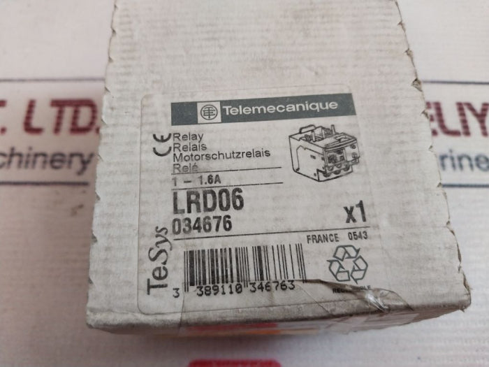 Telemecanique/Schneider Electric LRD 06 Thermal Overload Relay 1-1.6 A 690 v