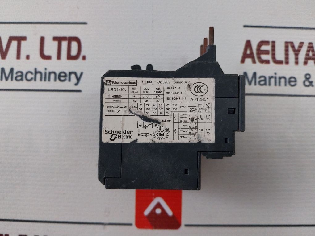 Telemecanique Lrd 14 Thermal Overload Relay 690V~ 5A