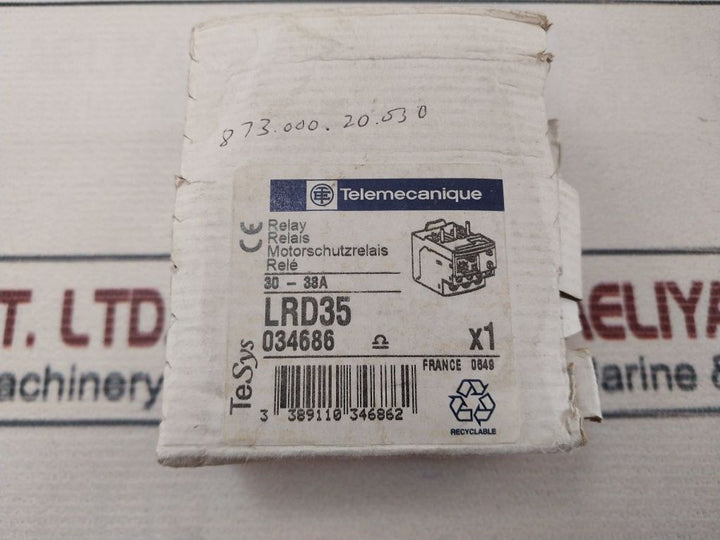 Telemecanique/Schneider Electric Lrd 35 Thermal Overload Relay 30-38A 690V~