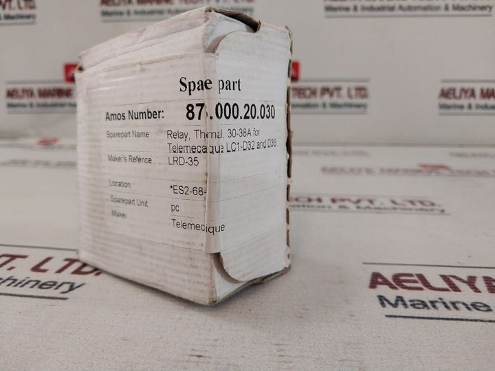 Telemecanique/Schneider Electric Lrd 35 Thermal Overload Relay 30-38A 690V~