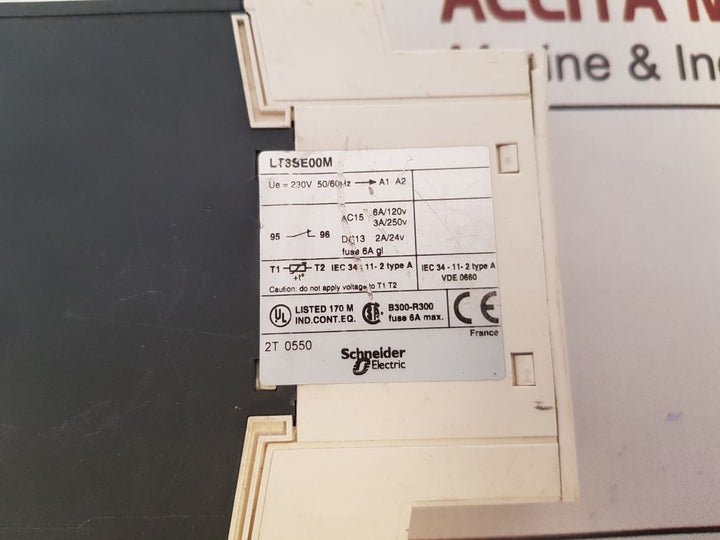 Schneider Electric Telemecanique LT3SE00M Thermistor Protection Relay 6a 230v