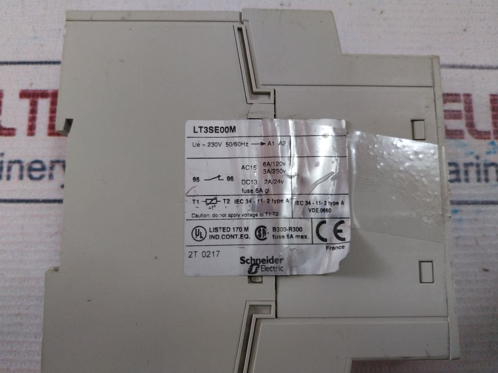 Schneider Electric / Telemecanique Lt3Se00M Thermistor Protection Unit 230V
