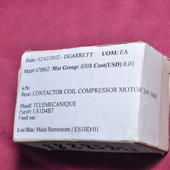 Telemecanique Lx1D4B7 Contactor Coil