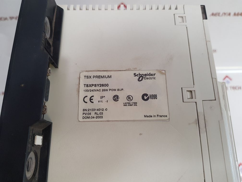 Telemecanique modicon tsx premium tsx psy2600,tsx dey16a4,tsx aey1600 rack