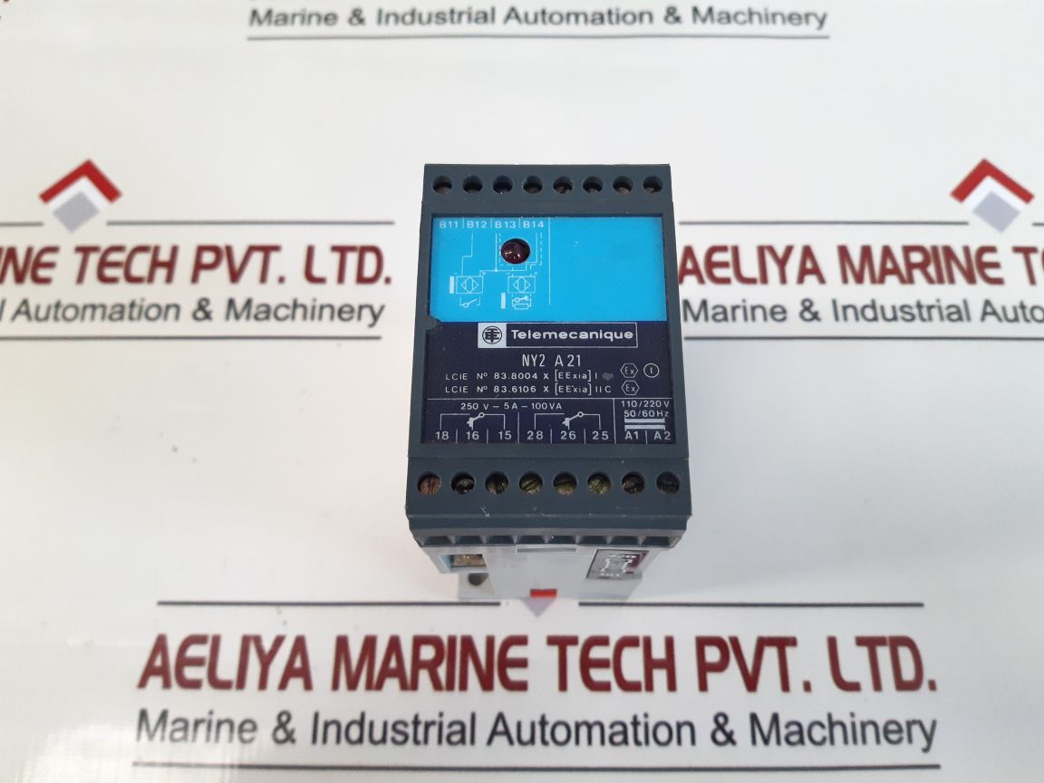 Telemecanique Ny2 A 21 Single Channel Dual Output Relay