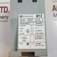 Telemecanique Ny2 B 21 Processing Relay