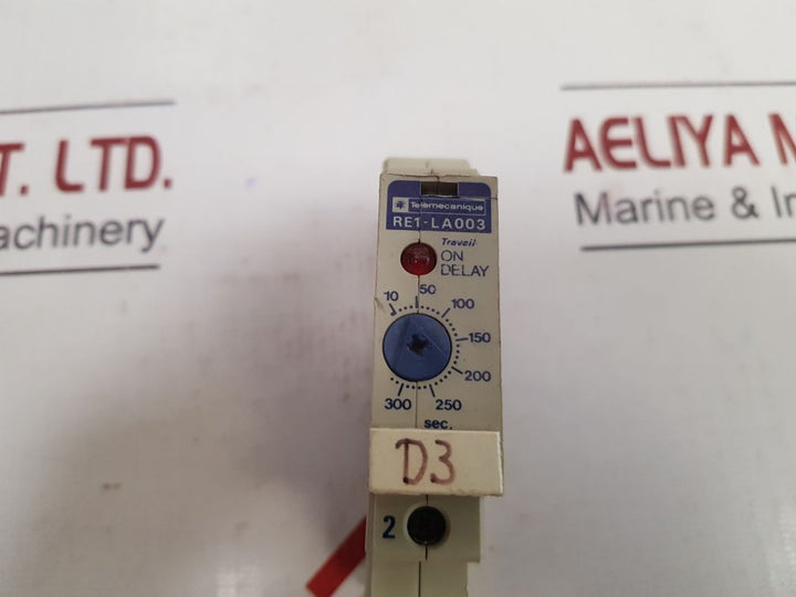 Telemecanique Re1-la003 Time Delay Relay 10-300 Sec
